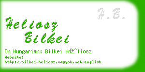 heliosz bilkei business card